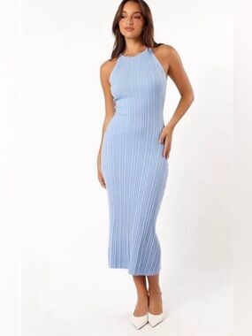 Petal and Pup Brighton Maxi Dress - Dusty Blue Spring